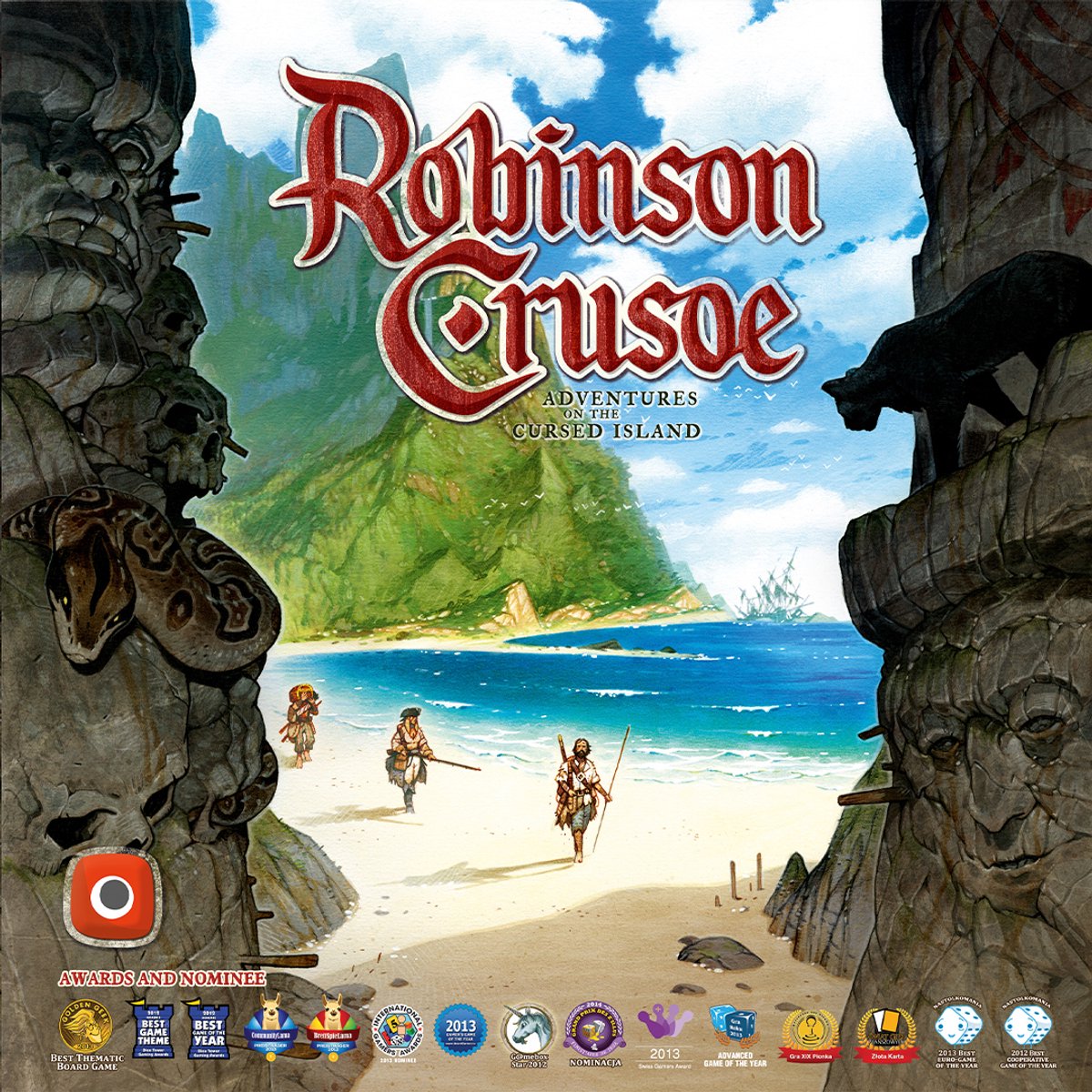 Portal Games Robinson Crusoé Aventures sur l'île maudite - jeu de société