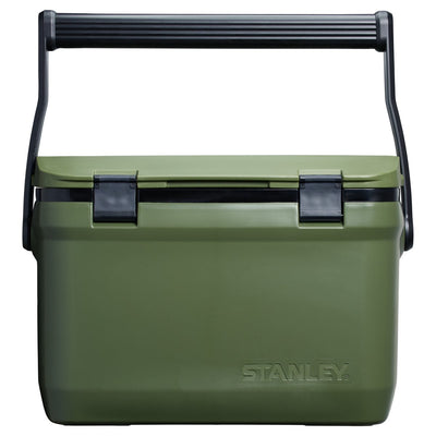 Glacière d'extérieur Stanley Adventure 15,1 l - glacée pendant 36 heures - glacière isolée à double paroi - sans BPA - le couvercle fait également office de siège - glacière de camping - étanche - vert