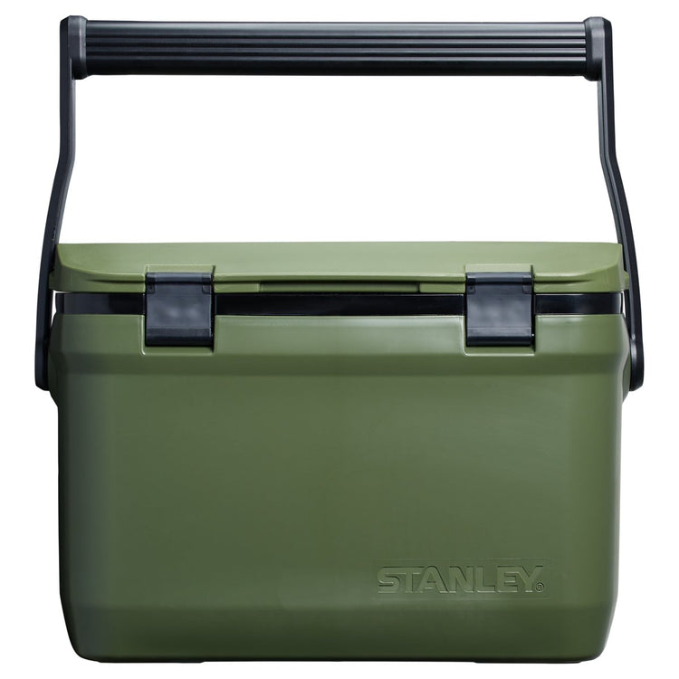 Glacière d'extérieur Stanley Adventure 15,1 l - glacée pendant 36 heures - glacière isolée à double paroi - sans BPA - le couvercle fait également office de siège - glacière de camping - étanche - vert