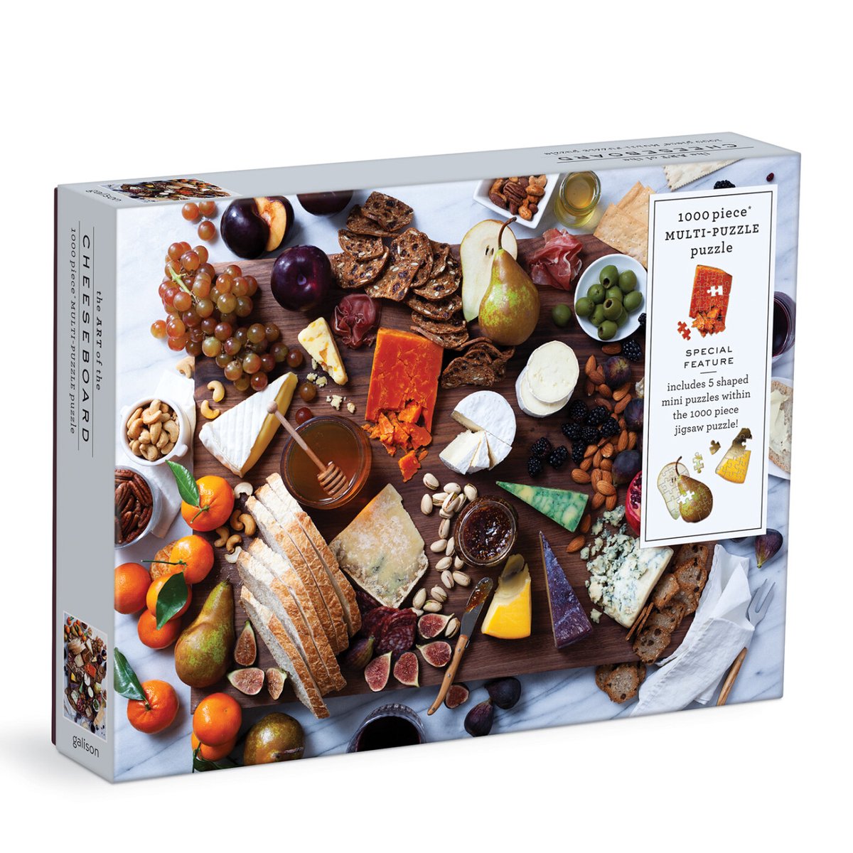 Puzzle multi-puzzles 1000 pièces Art of the cheeseboard