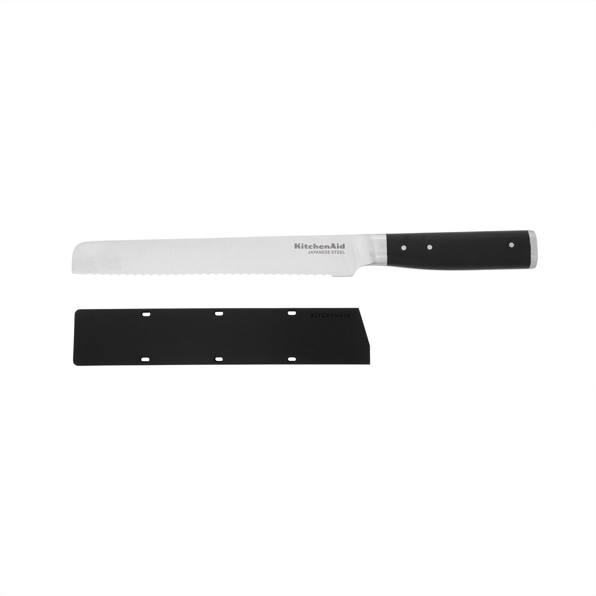 Couteau à pain Kitchenaid gourmet 20 cm + protège-couteau offert