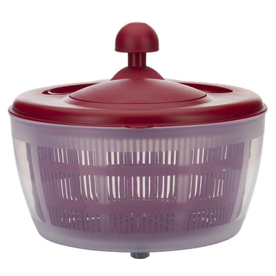 Essoreuse à salade Westmark, capacité : 5 l, ø 26 cm, plastique, sans BPA, fortuna, couleur : rouge transparent, 24322260