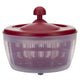 Essoreuse à salade Westmark, capacité : 5 l, ø 26 cm, plastique, sans BPA, fortuna, couleur : rouge transparent, 24322260