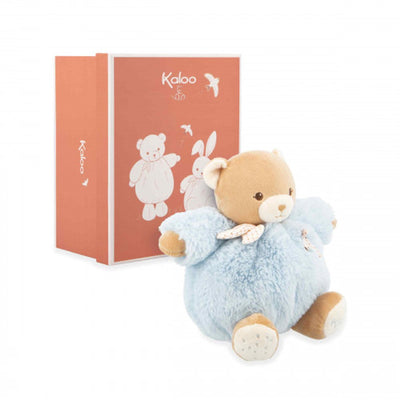 Kaloo patapouf - peluche - ours - 17 cm. - couleur bleu