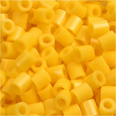 Perles photo Nabbi, taille 5x5 mm, diamètre du trou 2,5 mm, moyen, jaune (14), 6000 pièces 1 boîte