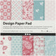 Creativ Company Design Paper Block rose, 50 feuilles