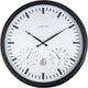 Tournesol Nexttime – horloge murale – 50,5 cm – métal – noir et blanc – résistant aux intempéries