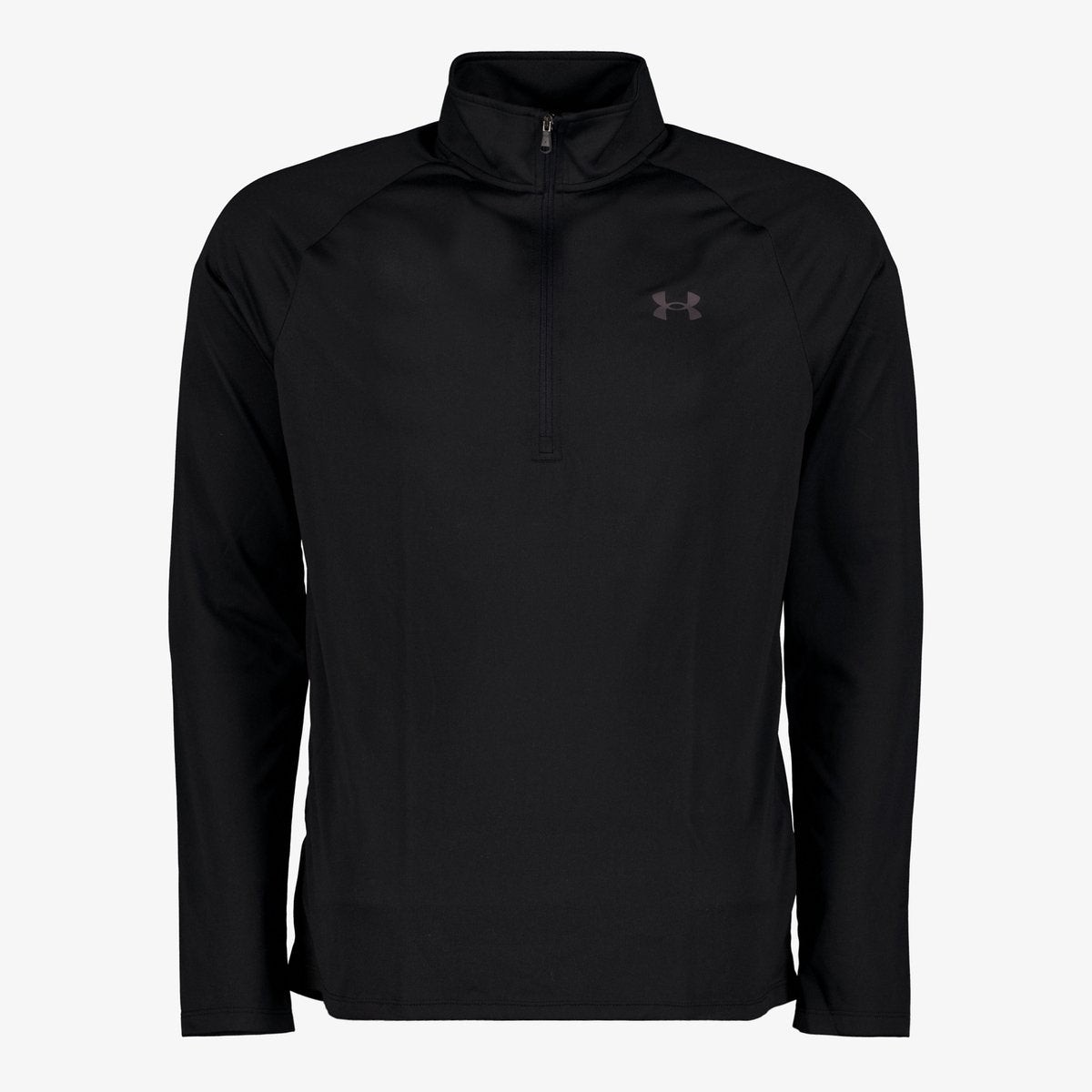 Under armour ua tech 2.0 1 2 zip-blk maillot de sport homme - noir - anthracite