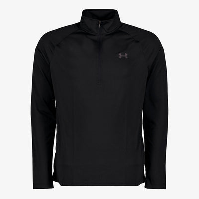Under armour ua tech 2.0 1 2 zip-blk maillot de sport homme - noir - anthracite