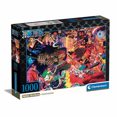 Clementoni - puzzle - 1000 pièces - une pièce - impossible - anime - série de haute qualité