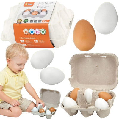Oeufs en bois Viga, 6 parties 1 pièce