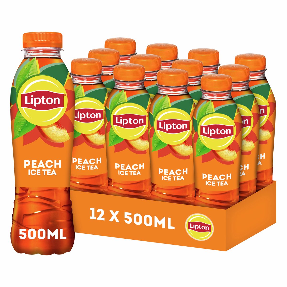 Bouchon gazéifié Lipton Ice Tea pêche (12x 50cl)
