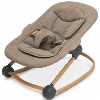 Bo jungle - chaise à bascule pliable pour bébé en pleine croissance - gris 70 x 60 cm