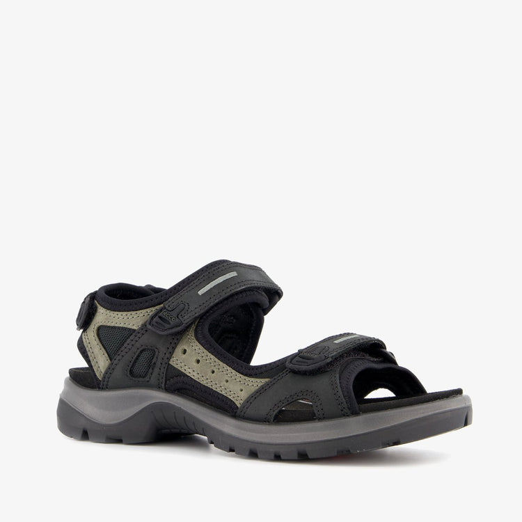 Sandales femme en cuir Ecco onroads noir vert - taille 38