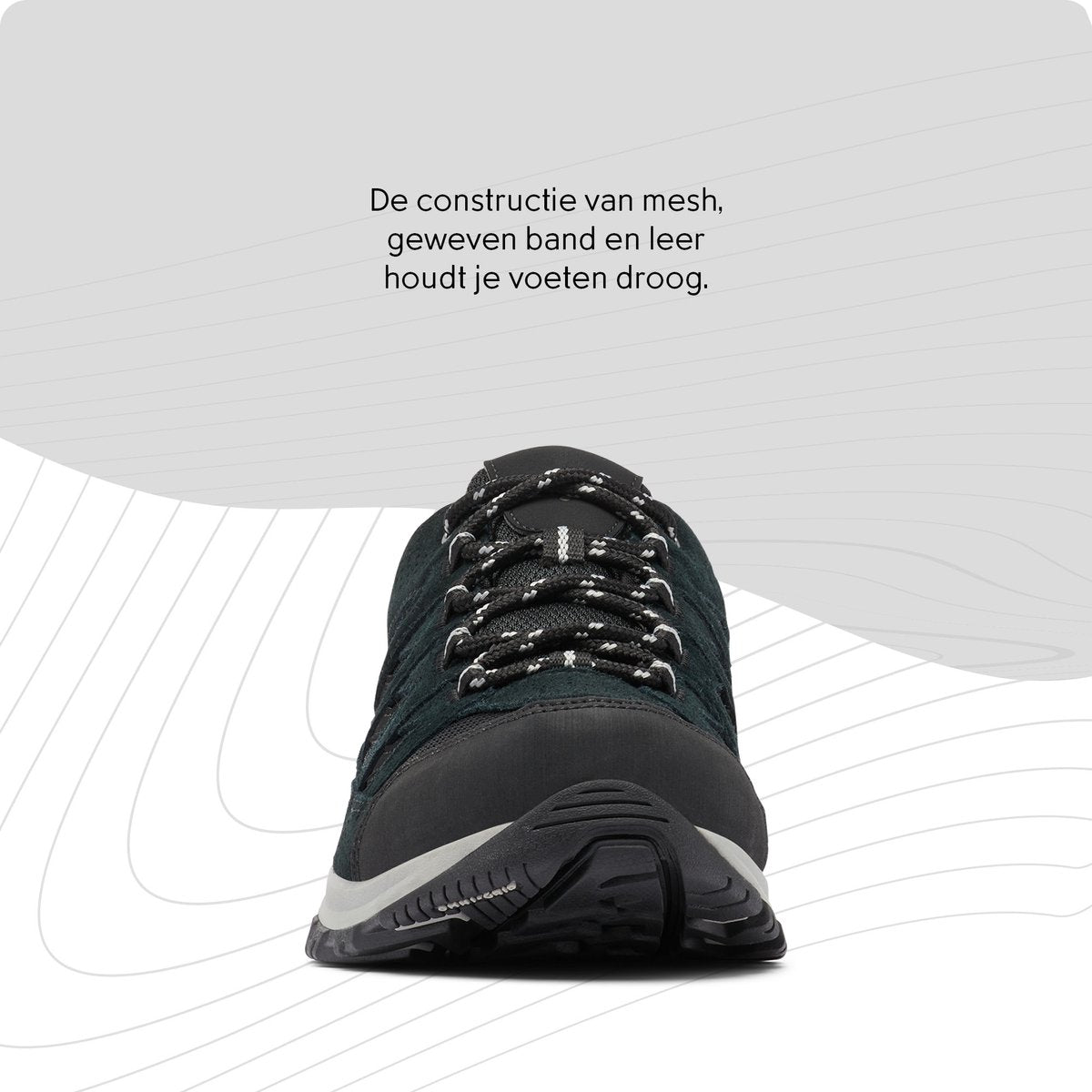 Chaussures de randonnée imperméables Columbia Crestwood™ pour homme - noir