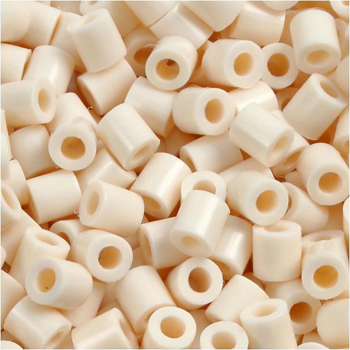 Perles à repasser Nabbi, dim. 5x5 mm, diamètre intérieur 2,5 mm, moyen, beige clair (32251), 6000 pièces 1 boîte