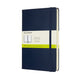 Carnet classique Moleskine - étendu - grand - couverture rigide - vierge - bleu saphir