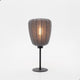 Lampe de table Eglo barlaston - e27 - 39 cm - gris noir - textile