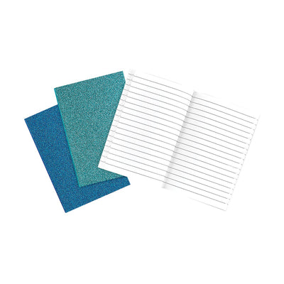 Ooly oh mes paillettes ! carnets : aigue-marine saphir - lot de 3 (4 x 5,75)