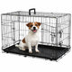 Flamingo Flamingo Wire Cage Mezo avec porte coulissante m 47x77x55 cm noir