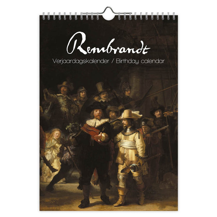 Calendrier d'anniversaire Rembrandt van Rijn Rembrandt - A4