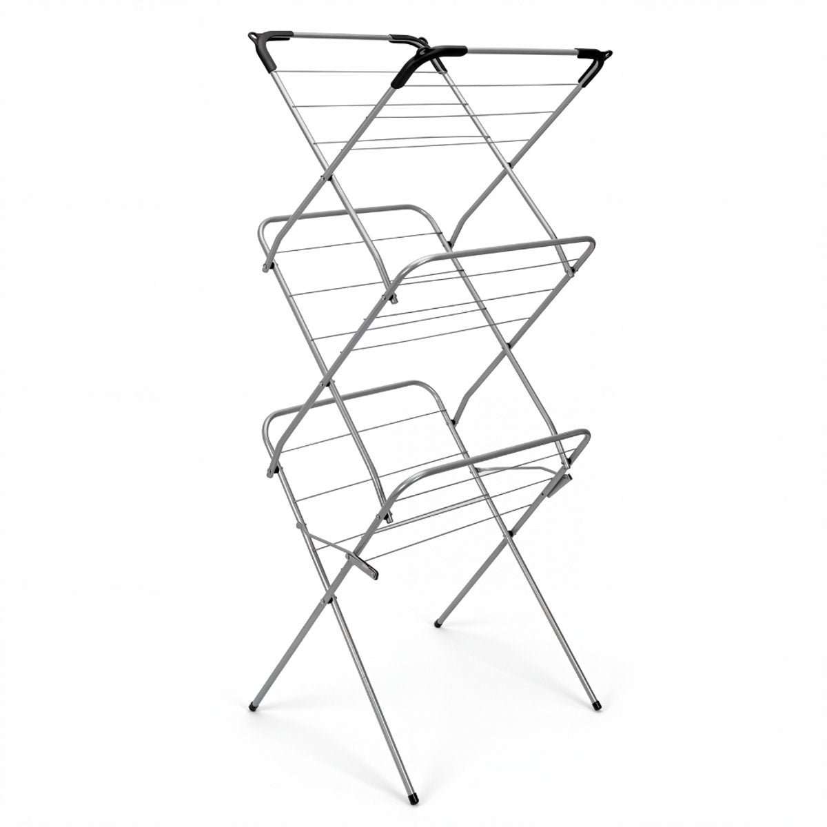 Metaltex Tomado Metaltex Concerto Slim Draogkrek 9,5 m d'argent avec supports pour cintre