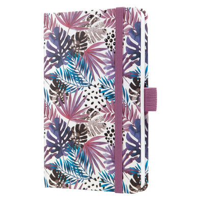 Sigel agenda hebdomadaire beauté 2026 - format a6 - fièvre de la jungle violette - couverture rigide - si-j6354