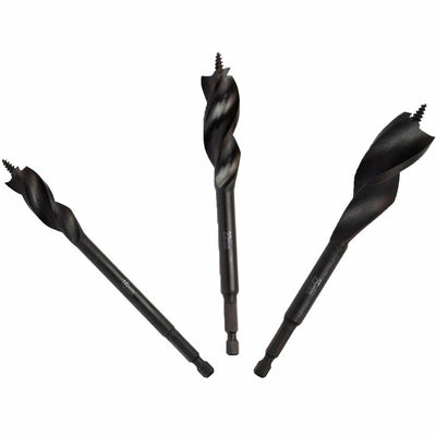 Ensemble de perceuses rapides d'accessoires Dewalt | tri flûte extrême | 3 pièces | 152 mm - dt90237-qz