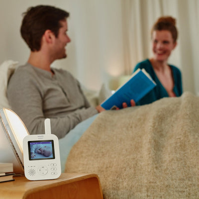 Philips avent - babyphone vidéo - gris clair - babyphone avec caméra - scd892 26