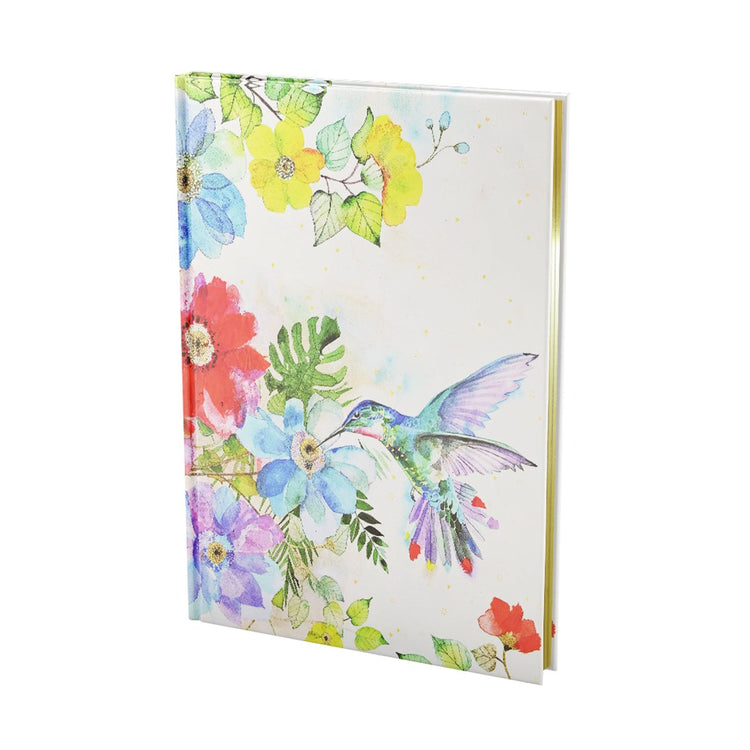Carnet surdimensionné Peter Pauper - Jardin de colibris - avec ruban de lecture - 18x23 cm