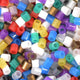 Vaessen creative • Perles thermocollantes 6000 pcs. or pailleté