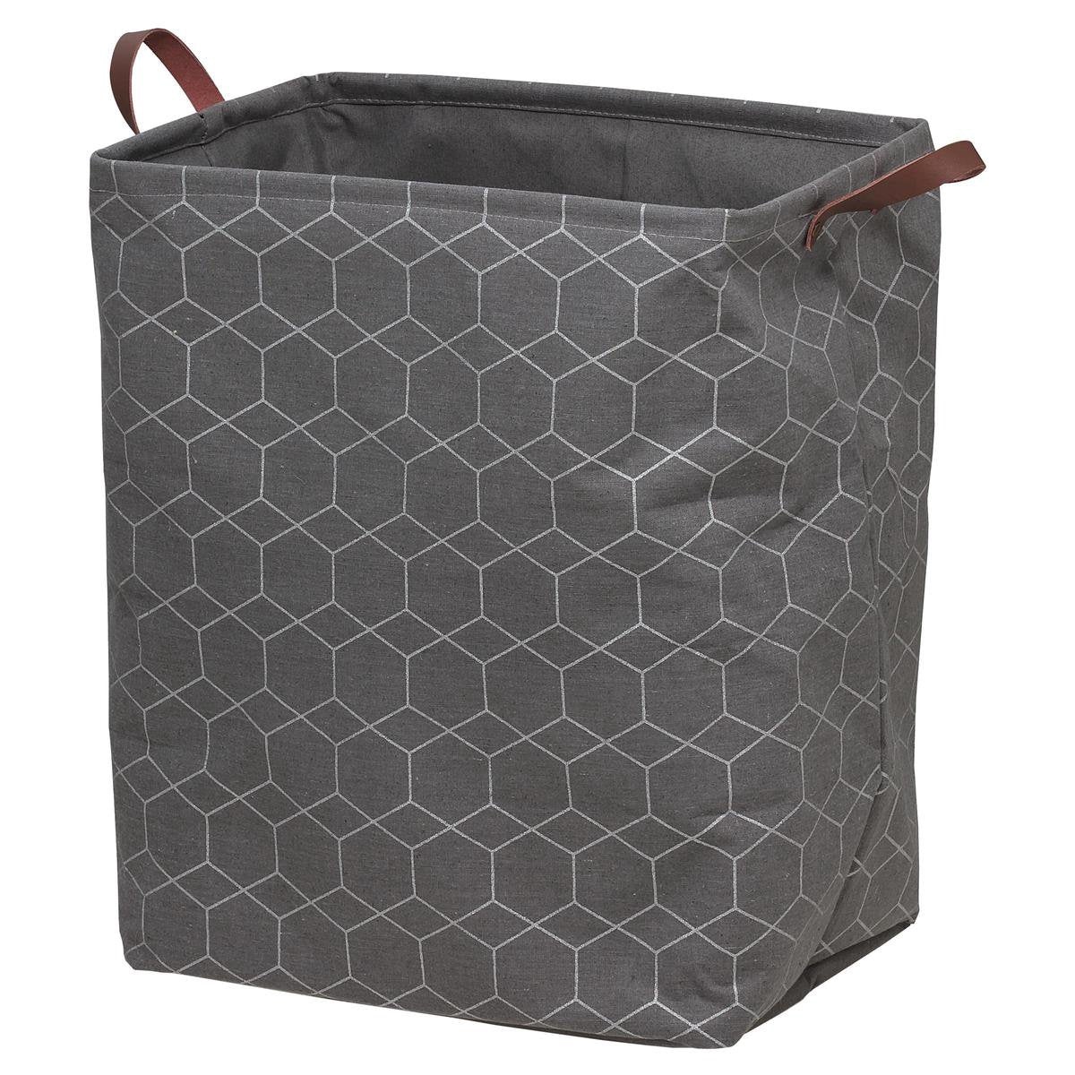 Panier à linge géométrique Sealskin - gris