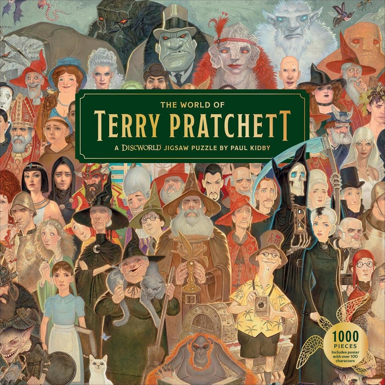 Le monde de Terry Pratchett Puzzle de 1000 pièces : un puzzle du disque-monde par Paul Kidby