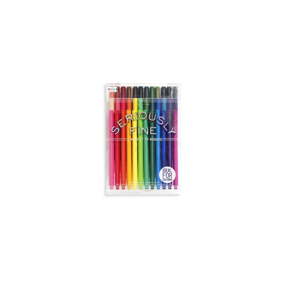 Ooly - sérieusement fin - marqueurs à pointe fine - 36 couleurs