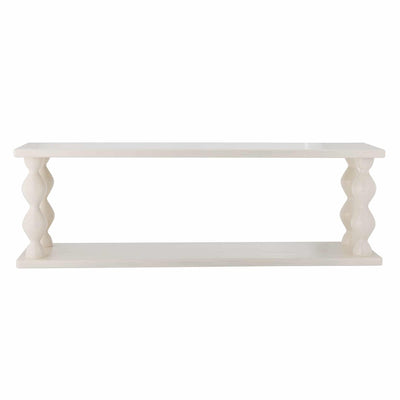 Bloomingville étagère murale salino m blanc