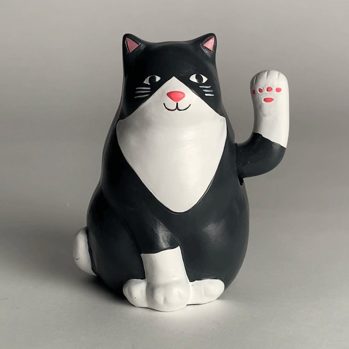 Kikkerland figurine d'énergie solaire chat solaire - chat agitant - cadeau unique