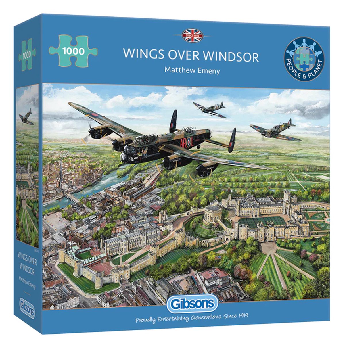 Gibsons - ailes sur Windsor (par Matthew Emeny) - 1000 pièces 68×49cm (l×h) - puzzle pour adultes