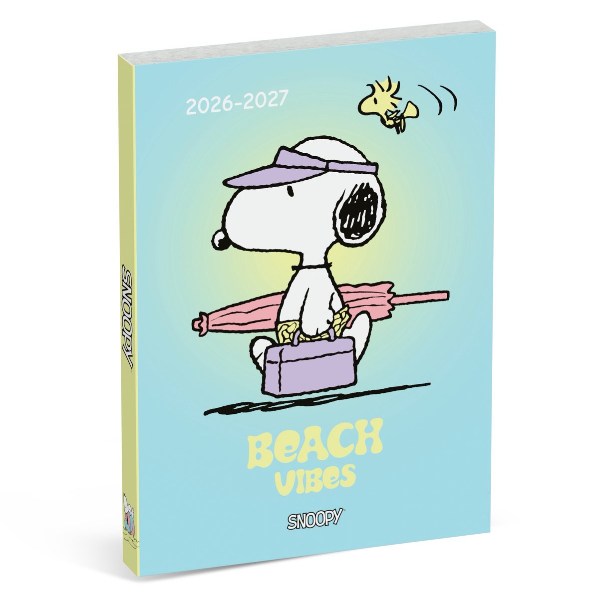 Agenda scolaire international Snoopy - bleu - avec pages intermédiaires