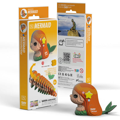 Puzzle 3D Eugy - sirène - figurines fantastiques - durable - collectionnez-les tous - 6 ans
