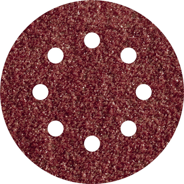 Wolfcraft - papier de verre grain 80 - 115 mm - 25 pièces - pour ponceuses - Fixation Velcro - 2271100