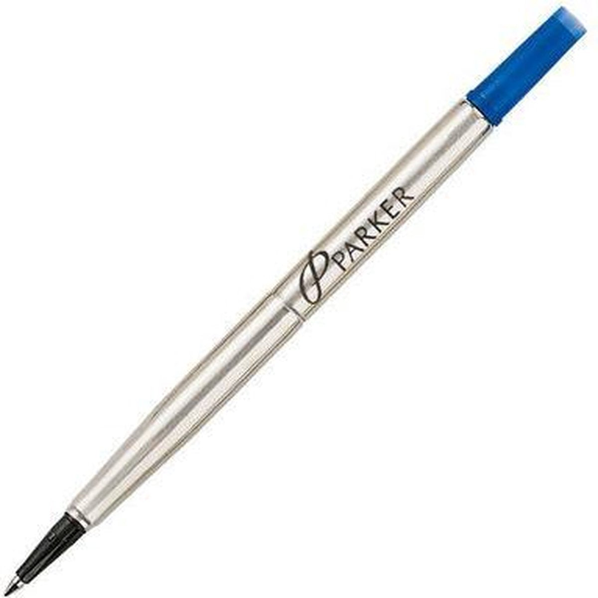 Recharge d'encre pour stylo roller Parker | point fin | encre bleue quink | 12 pièces
