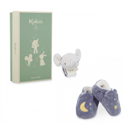 Kaloo - coffret cadeau bébé éléphant - gris