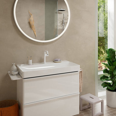 Hansgrohe tecturis s - robinet de lavabo - commande à levier unique - démarrage à froid à économie d'énergie - avec bouchon de vidange - taille 150 mm - chrome
