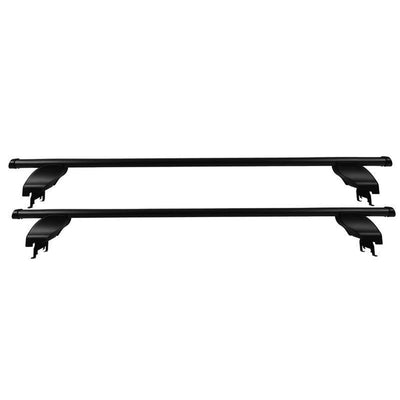 Jeu de barres de toit Twinny Load s29 - barres de toit en acier - pour voitures avec gouttière - verrouillables - homologué TüV-GS - capacité de charge maximale 50 kg