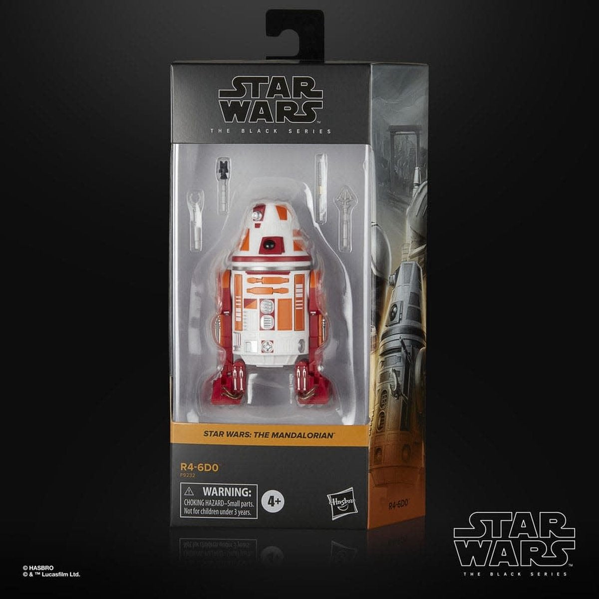 Hasbro Star Wars : Figurine articulée Mandalorian Black Series R4-6D0 15 cm