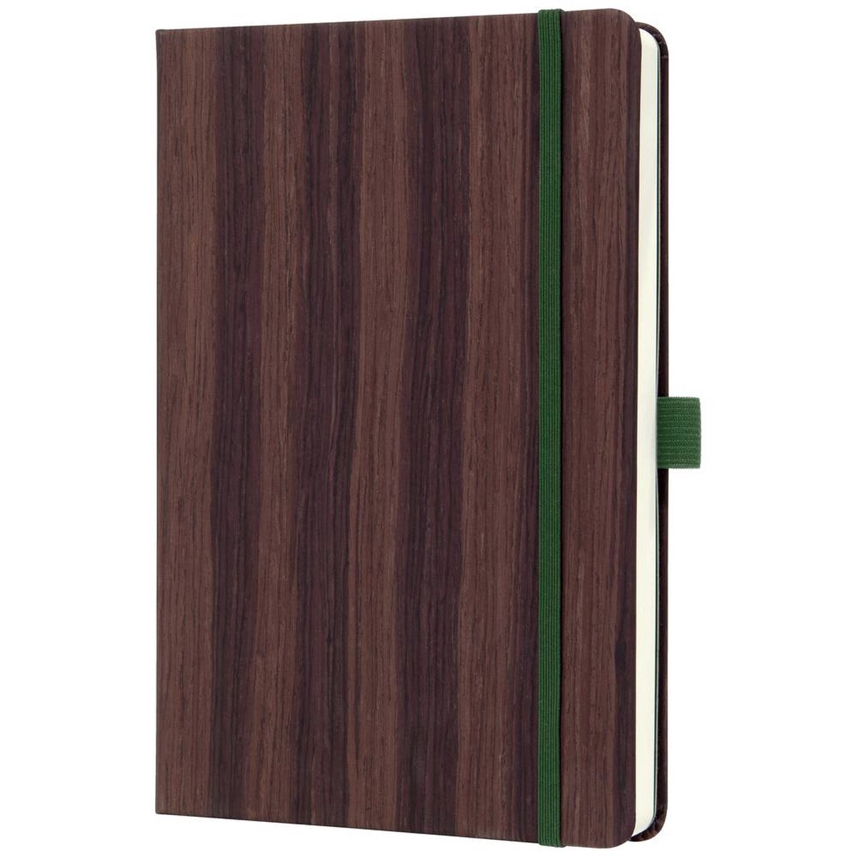 Carnet Sigel - conceptum - a5 - structure bois - ligné à pois - couverture rigide - si-co674