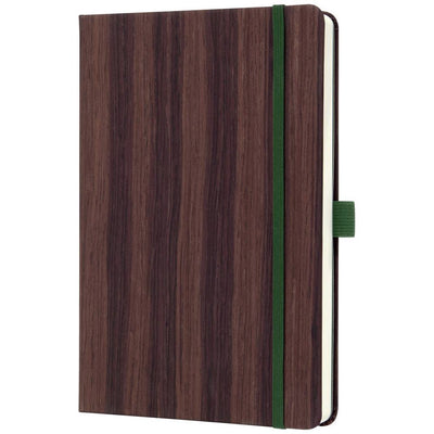 Carnet Sigel - conceptum - a5 - structure bois - ligné à pois - couverture rigide - si-co674