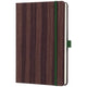 Carnet Sigel - conceptum - a5 - structure bois - ligné à pois - couverture rigide - si-co674
