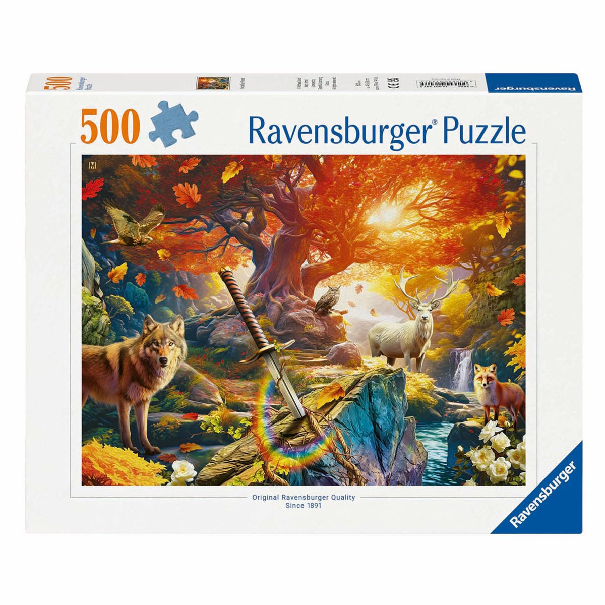Ravensburger Puzzle la forêt d'Excalibur, 500e.