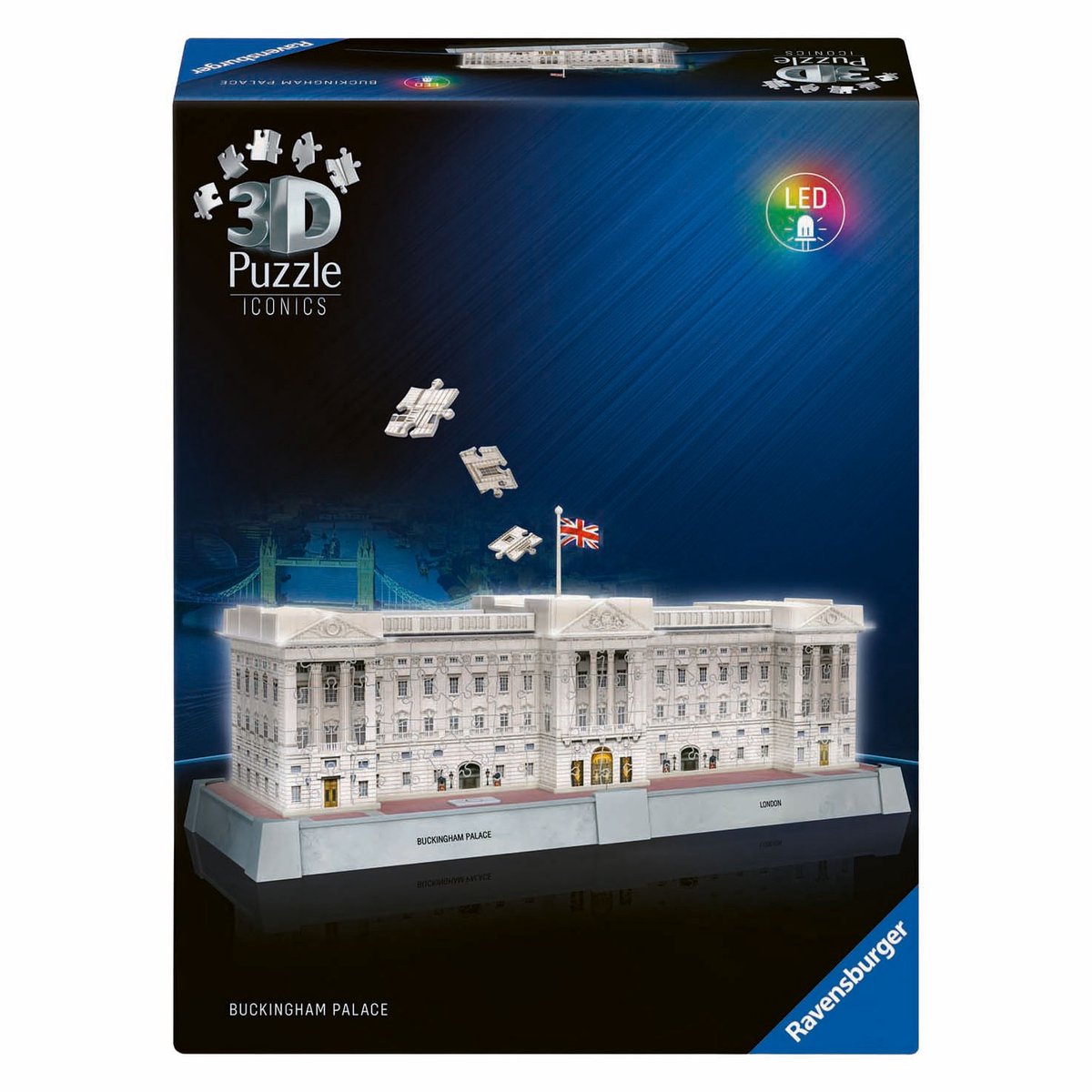 Ravensburger Puzzle 3D Iconiques du Palais de Buckingham - avec lumière - 260 pcs.